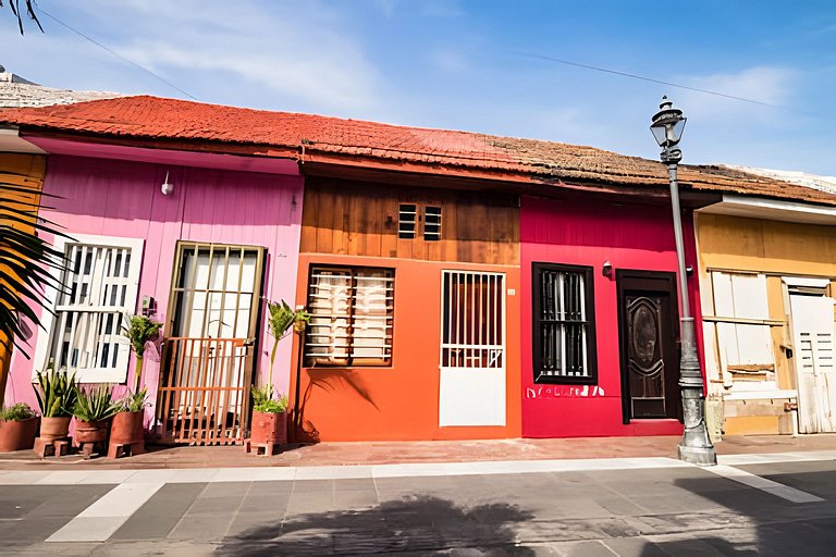 La Escondida, centro histórico